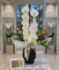 Onyx Ceramic Orchid Set